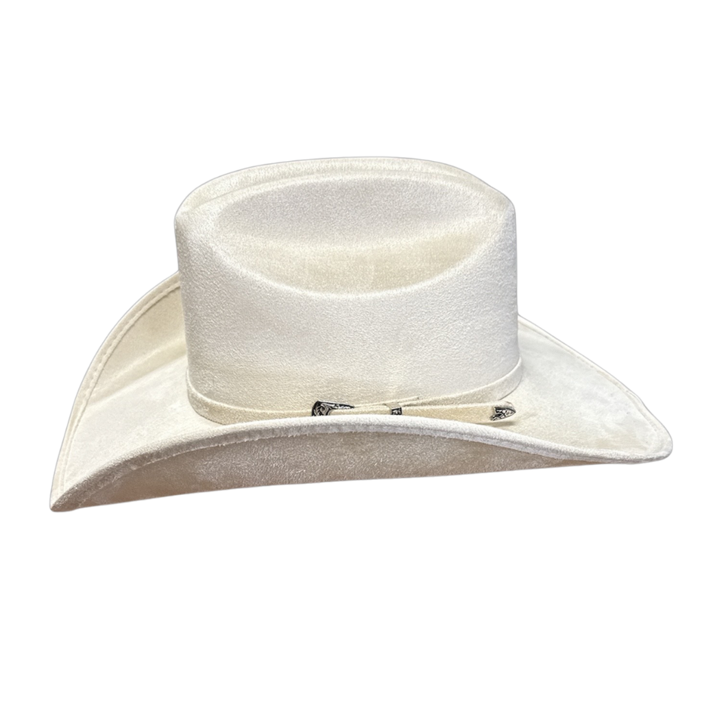 New Cowboy Cattleman Faux Suede Hat - Style Dutch