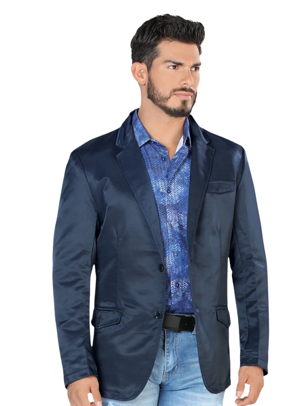 Men's Western Sleek Casual Blazer - Lamasini 492