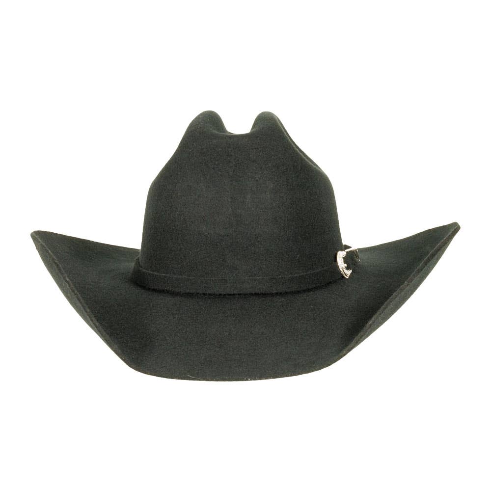 Women's 100% Wool Felt Western Cowboy Hat - Style Cattleman
