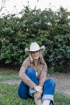 New Cowboy Cattleman Faux Suede Hat - Style Dutch