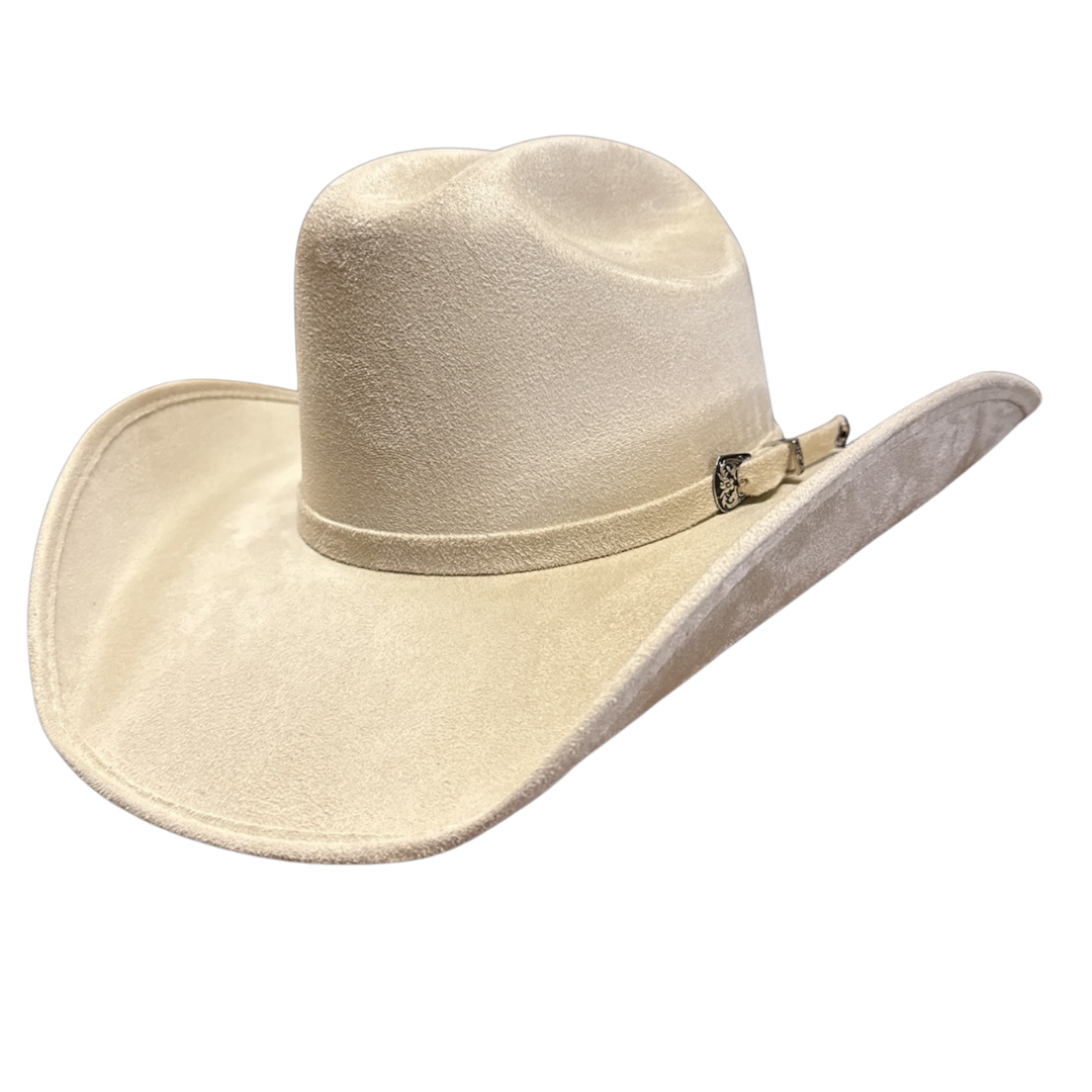 New Cowboy Cattleman Faux Suede Hat - Style Dutch