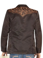 Men's Embroidered Western Blazer - Lamasini 506
