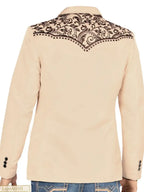 Men's Embroidered Western Blazer - Lamasini 506