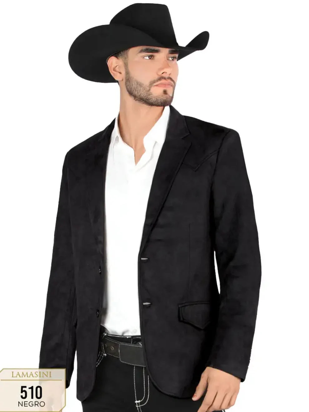 Men's Soft Finish Western Blazer - Lamasini 510