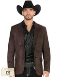 Men's Soft Finish Western Blazer - Lamasini 510