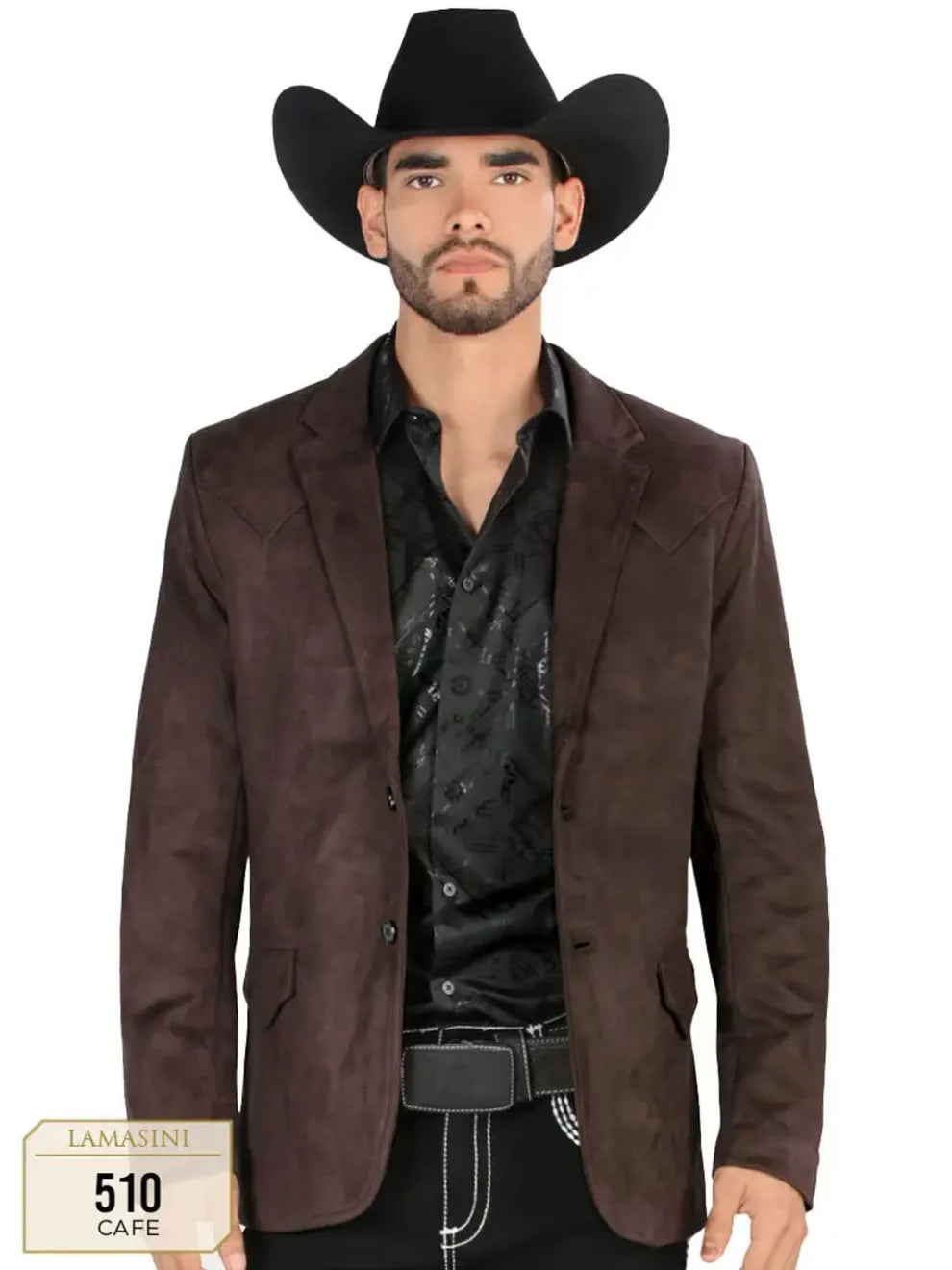 Men's Soft Finish Western Blazer - Lamasini 510
