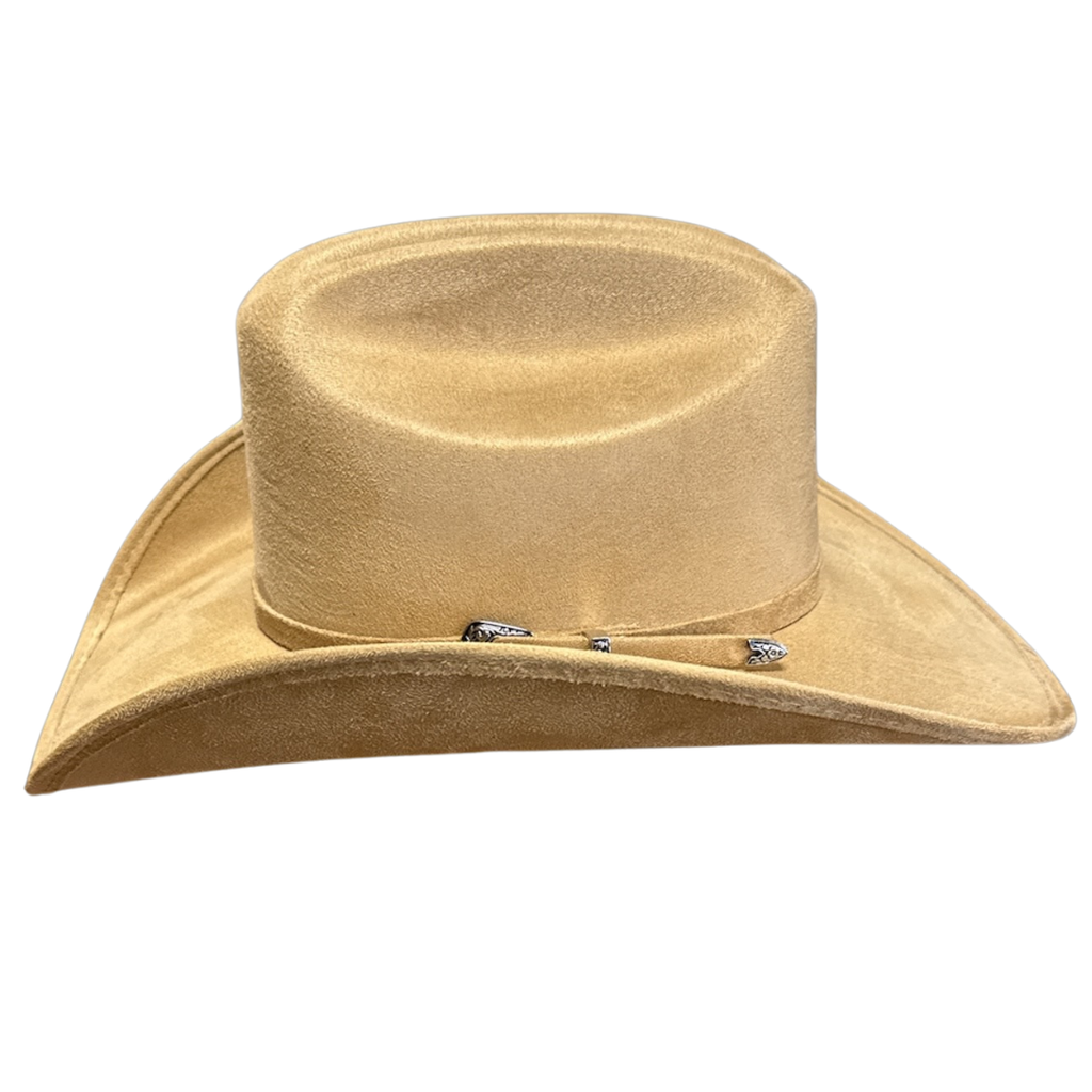 New Cowboy Cattleman Faux Suede Hat - Style Dutch