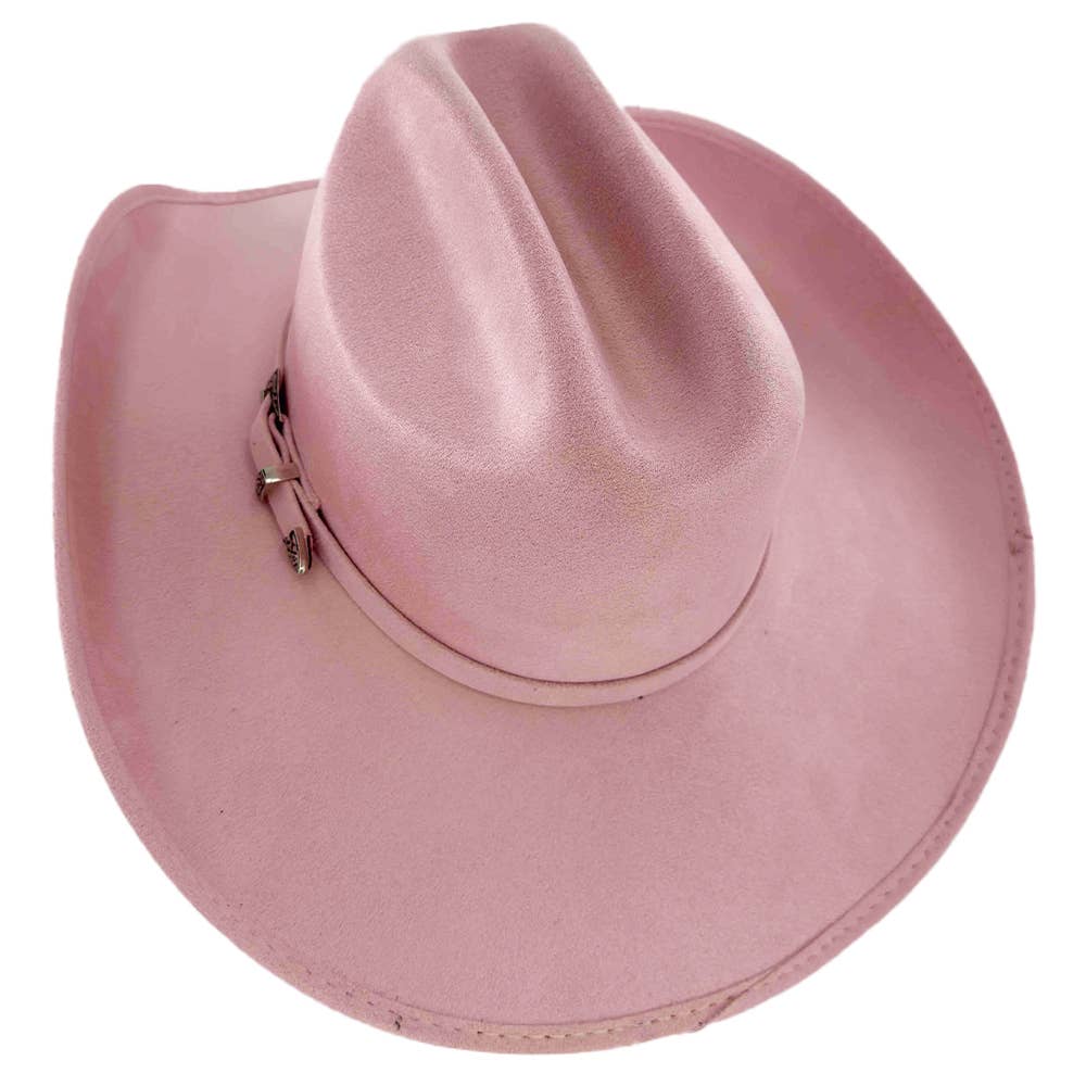 New Cowboy Cattleman Faux Suede Hat - Style Dutch