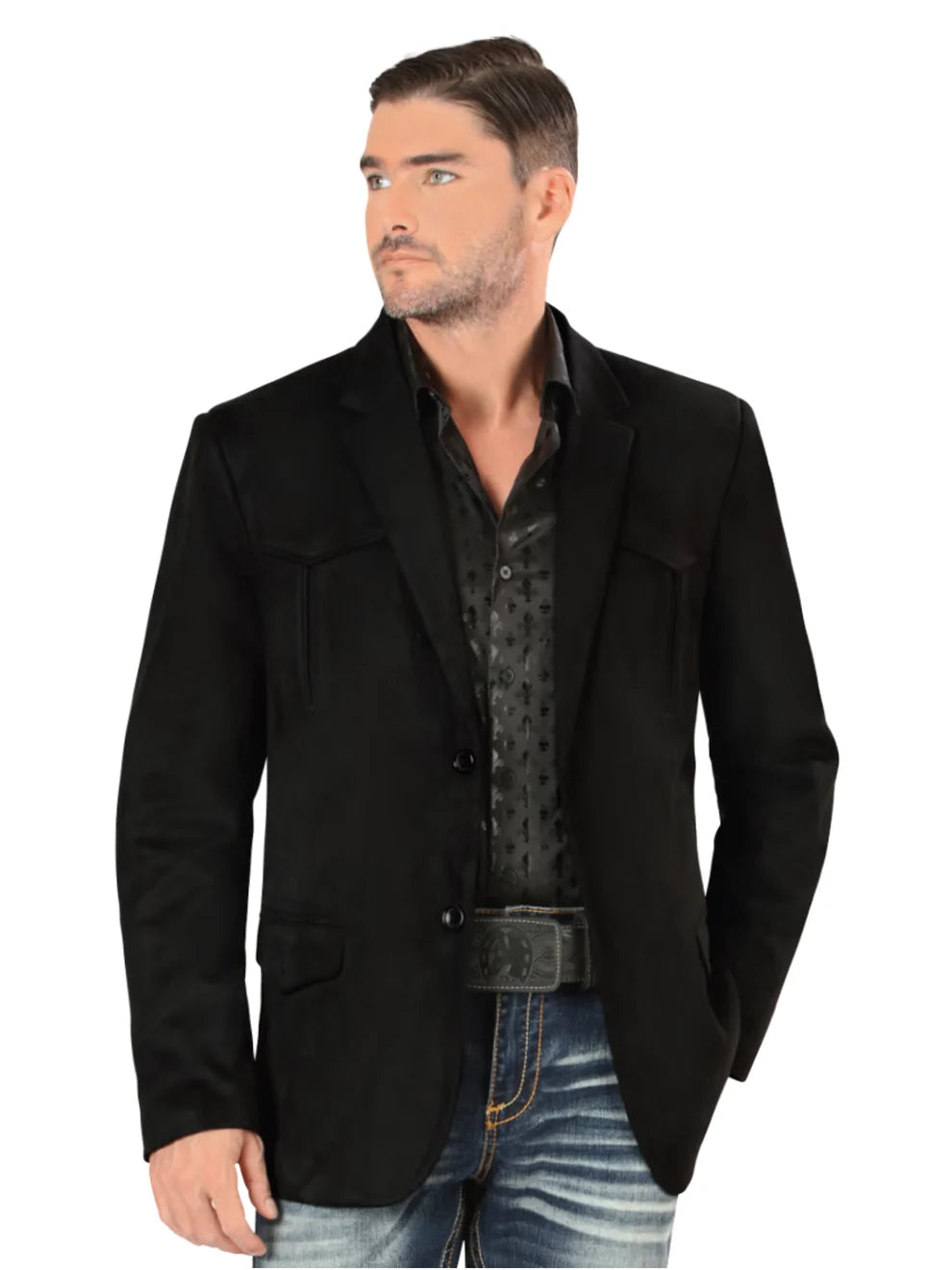 Men's Plain Western Blazer - Montero 2184