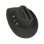 Women's 100% Wool Felt Western Cowboy Hat - Style Cattleman