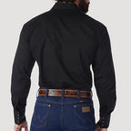 Black Pearl Snap Western Shirt | Wrangler Mens