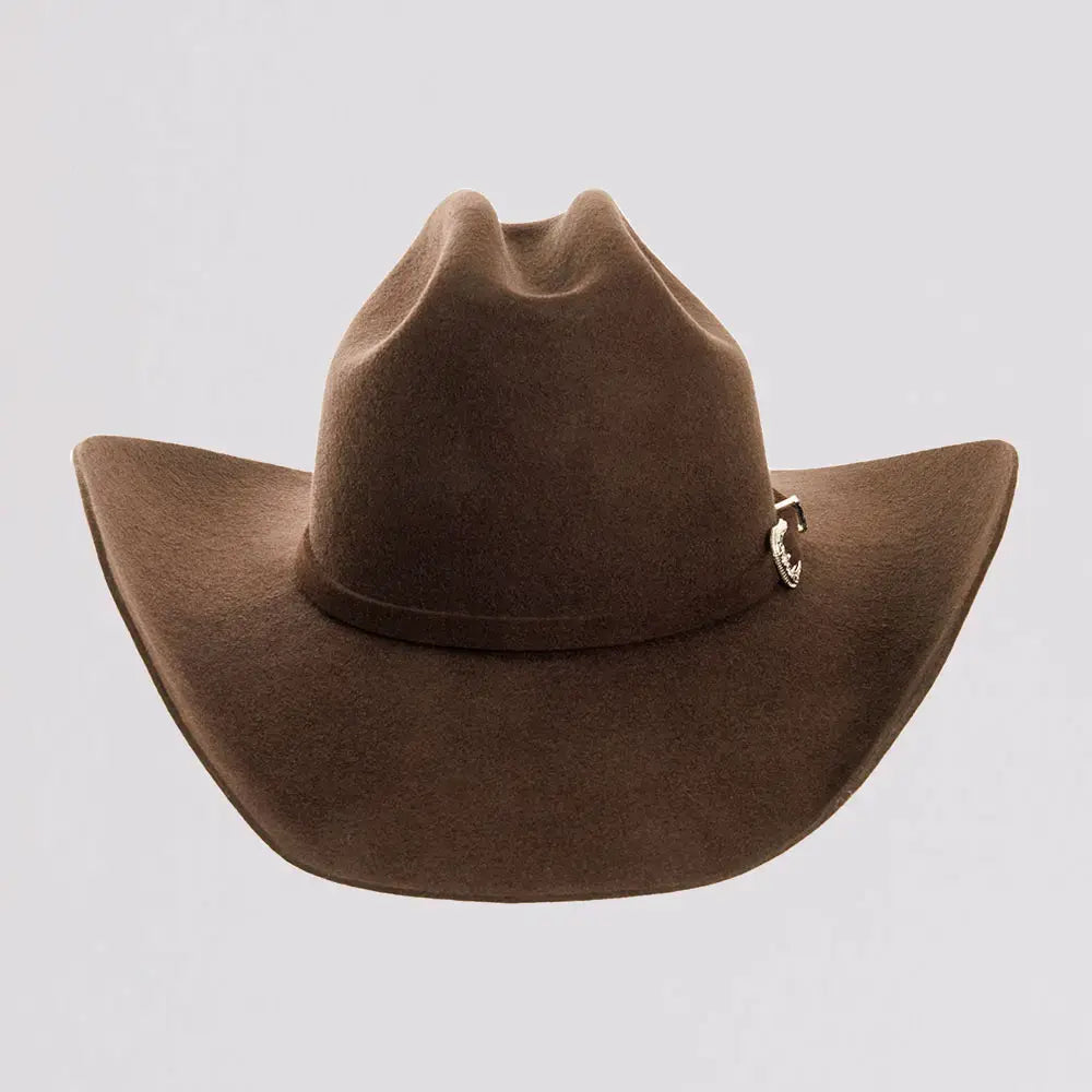 Women's 100% Wool Felt Western Cowboy Hat - Style Cattleman