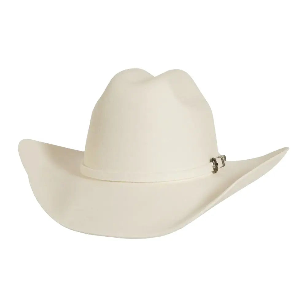 Women's 100% Wool Felt Western Cowboy Hat - Style Cattleman