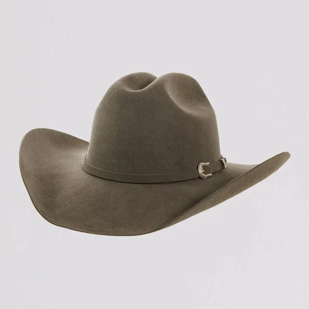 Women's 100% Wool Felt Western Cowboy Hat - Style Cattleman