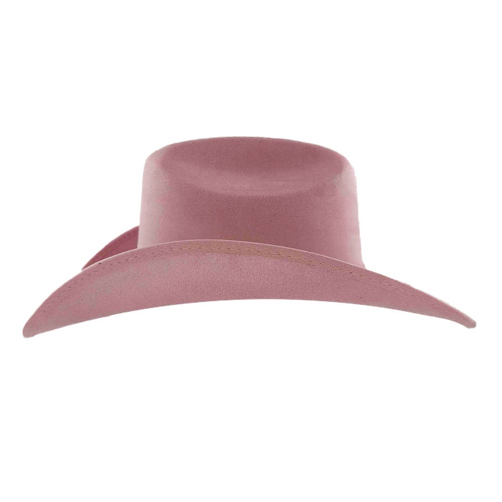 New Cowboy Cattleman Faux Suede Hat - Style Dutch