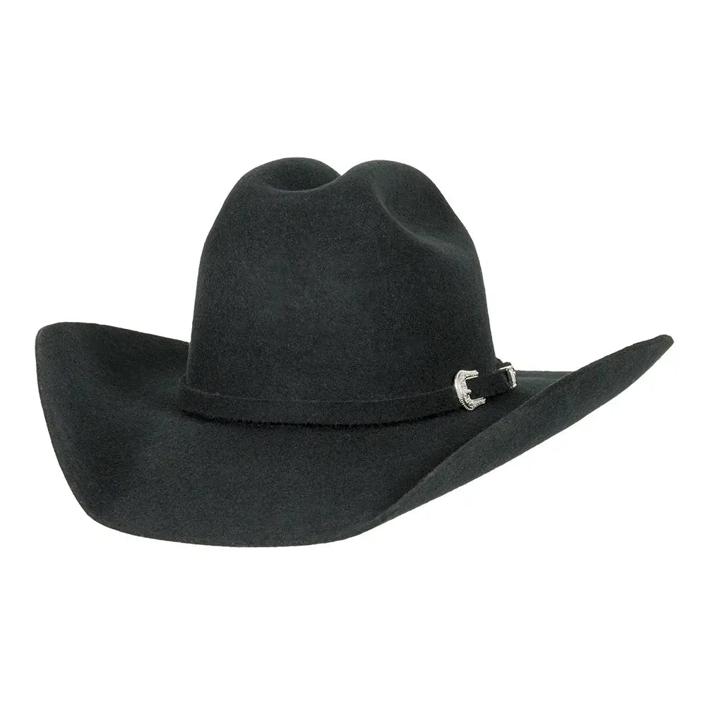 Women's 100% Wool Felt Western Cowboy Hat - Style Cattleman