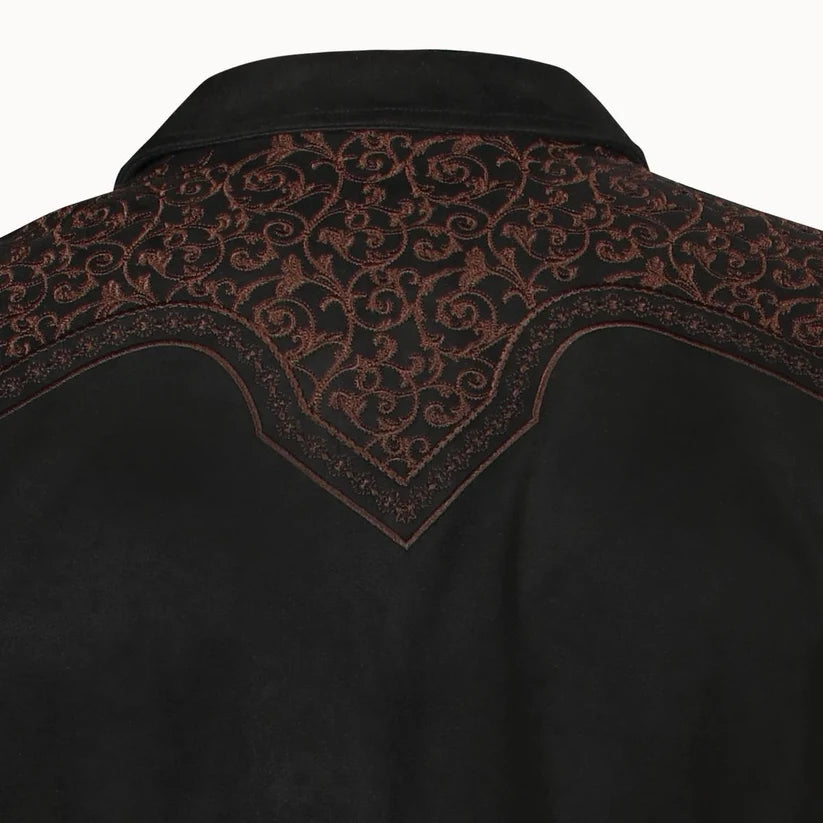 Montero Men's Western Embroidery Faux Suede Blazer - Montero (MT2182)