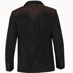 Montero Men's Western Embroidery Faux Suede Blazer - Montero (MT2182)