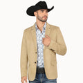Montero Men's Western Embroidery Faux Suede Blazer - Montero (MT2182)