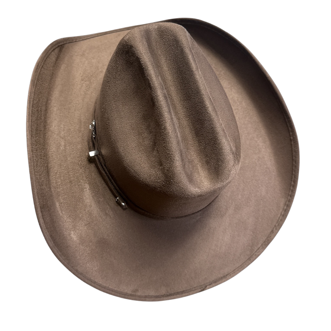 New Cowboy Cattleman Faux Suede Hat - Style Dutch