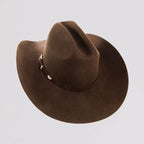 Women's 100% Wool Felt Western Cowboy Hat - Style Cattleman