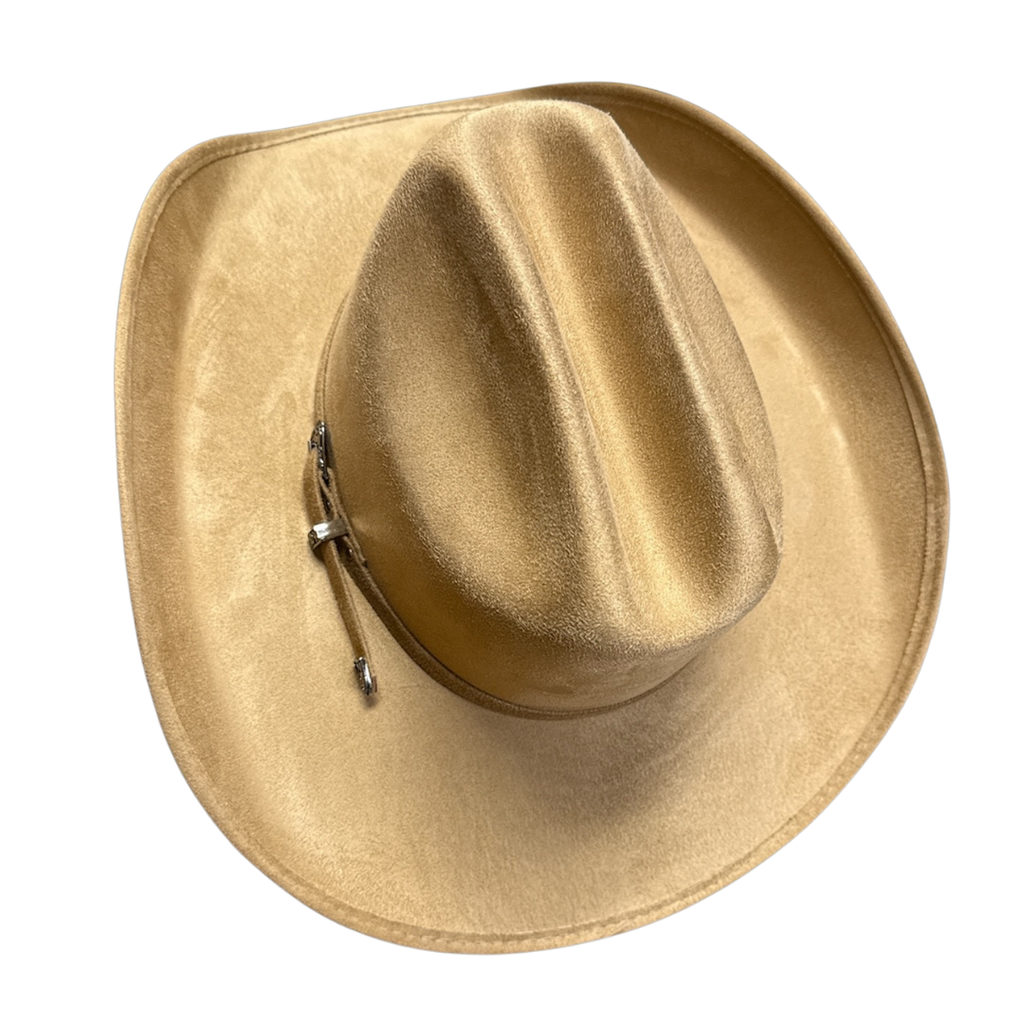 New Cowboy Cattleman Faux Suede Hat - Style Dutch