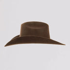 Women's 100% Wool Felt Western Cowboy Hat - Style Cattleman